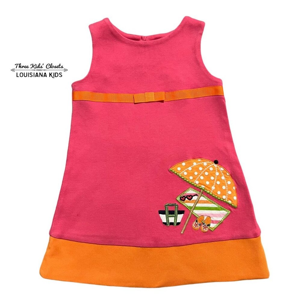Hartstrings 3T Beach Appliqué Dress